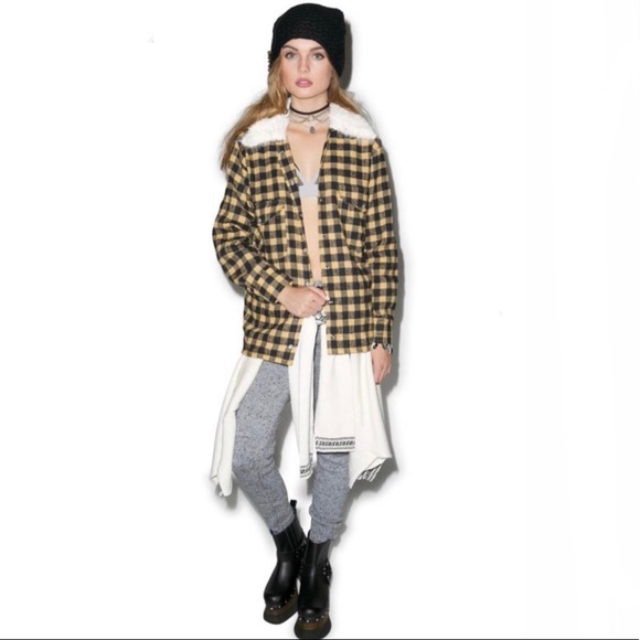 🎯NWOT For Love And Lemons Yellow Black Size Small - Picture 2 of 16